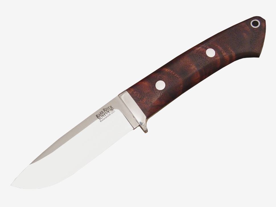 Нож Bark River Drop Point Hunter Bastone Walnut фикс. клинок - фото 1