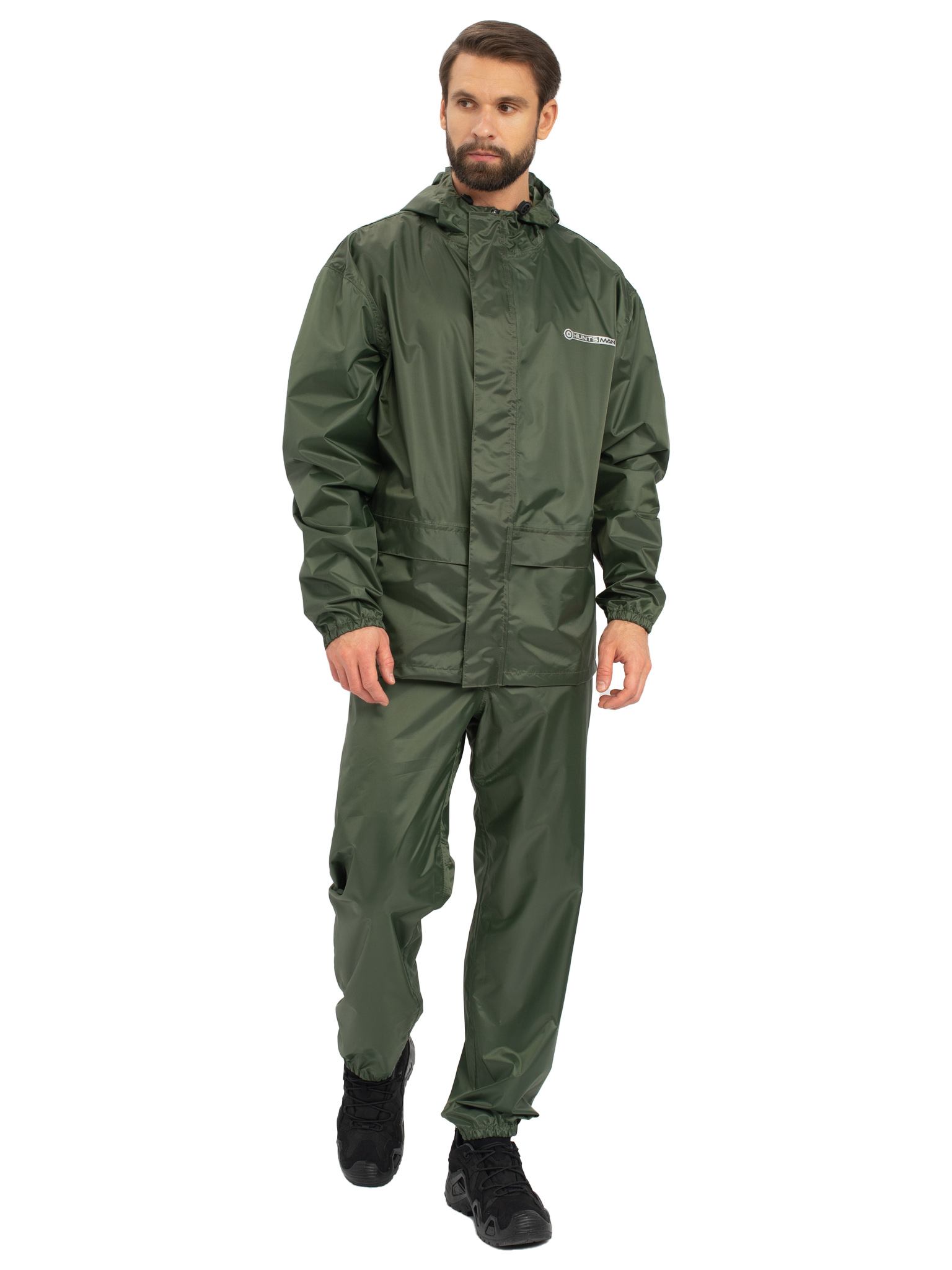 Костюм Huntsman Шторм Таффета Зеленый PVC 20000мм - фото 1