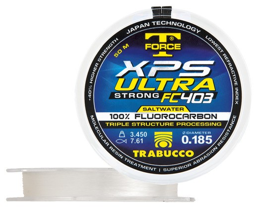 Леска Trabucco T-force fluorocarbon FC-403  50м 0,370мм - фото 1