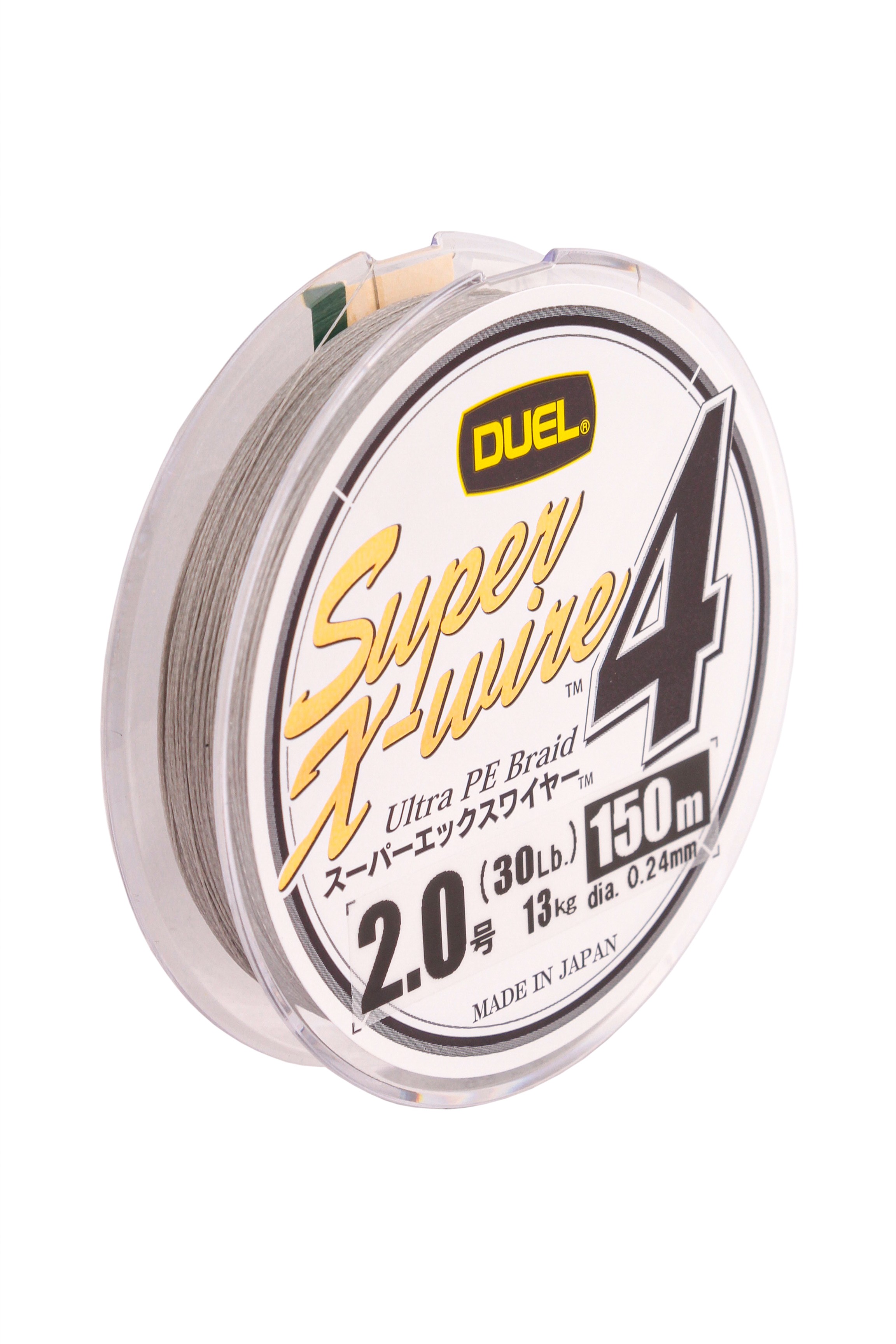 Шнур Yo-Zuri PE Super X Wire 4 Silver 150м 2.0/0.242мм 13кг