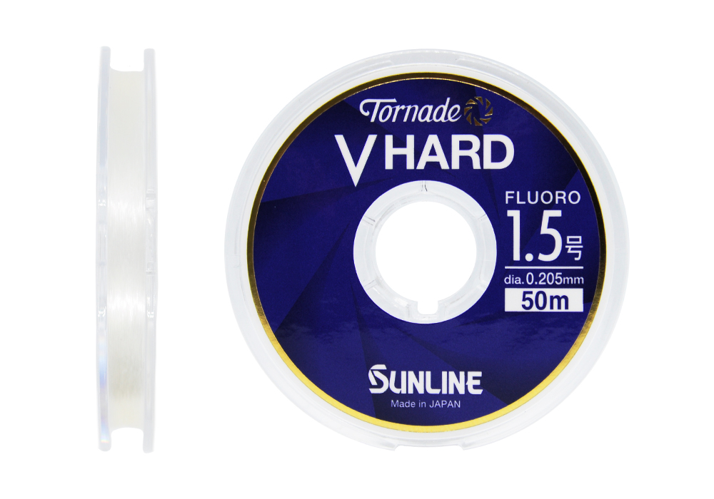 Леска Sunline Tornade V Hard FC 1.5/0.205мм 3кг/6lb 50м Clear - фото 1