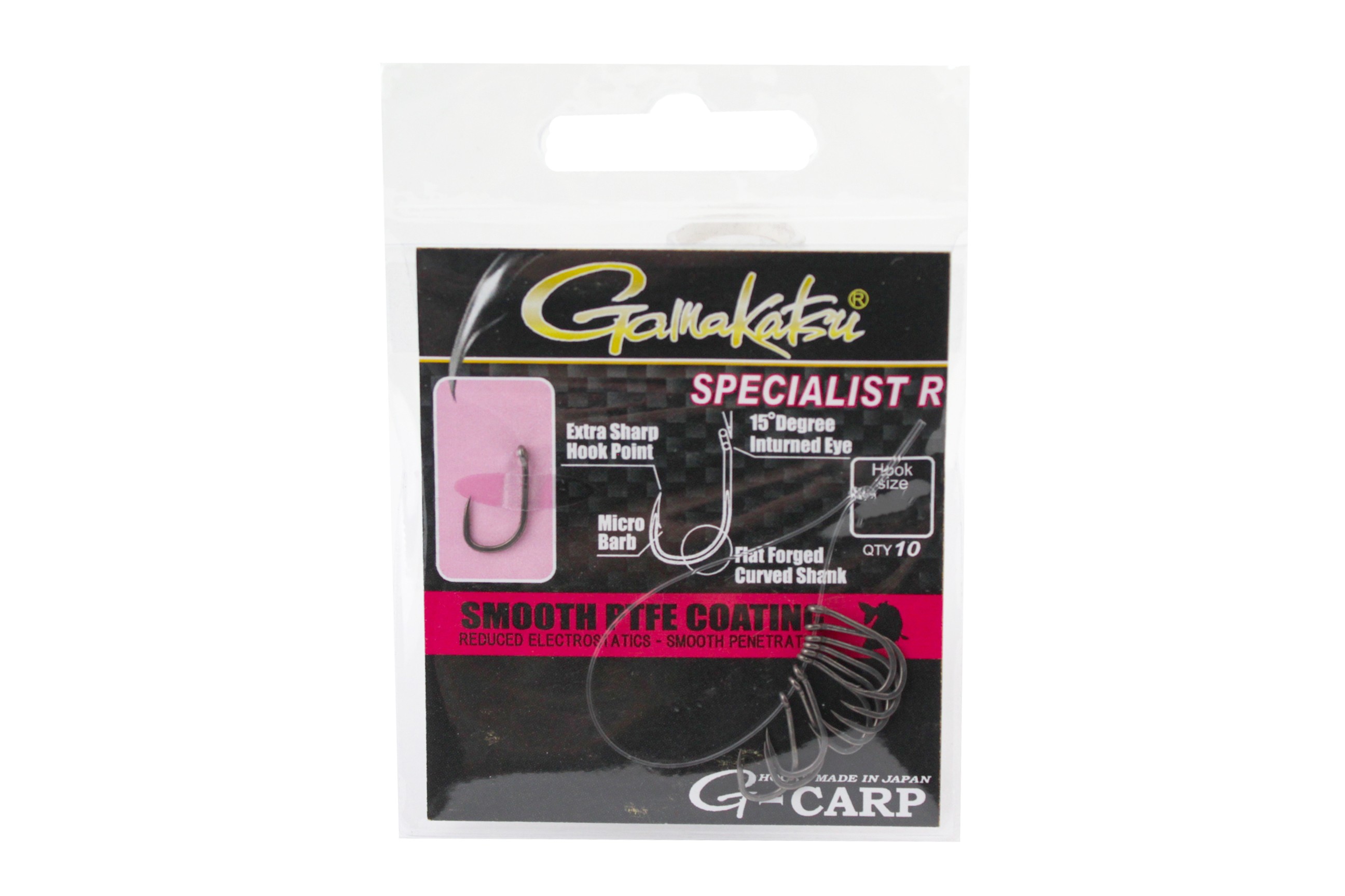 Крючок Gamakatsu G-Carp specialist R grey №8 - фото 1