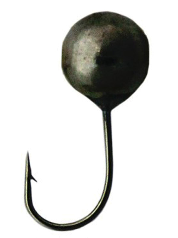 Мормышка Lumicom Дробинка вольф с отв 5,0мм black 1/10 - фото 1