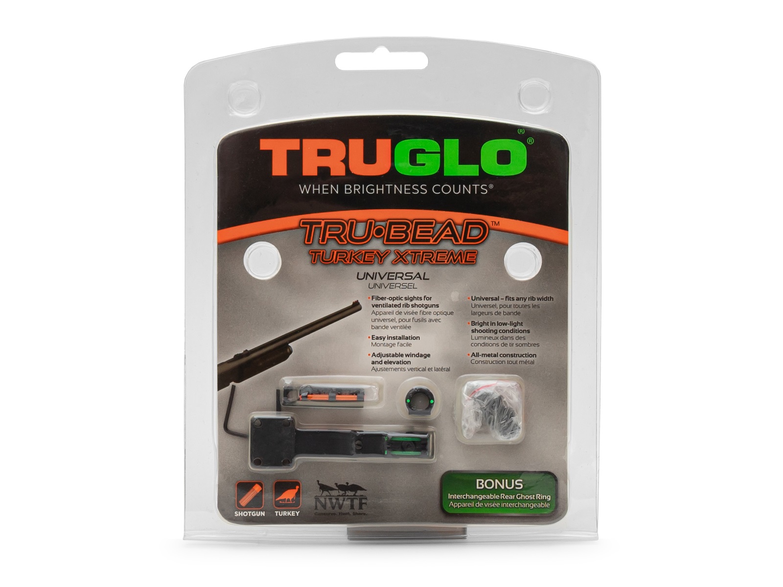 МП Прицельные приспособления Truglo Tru-Bead два типа целиков и красная мушка  - фото 1