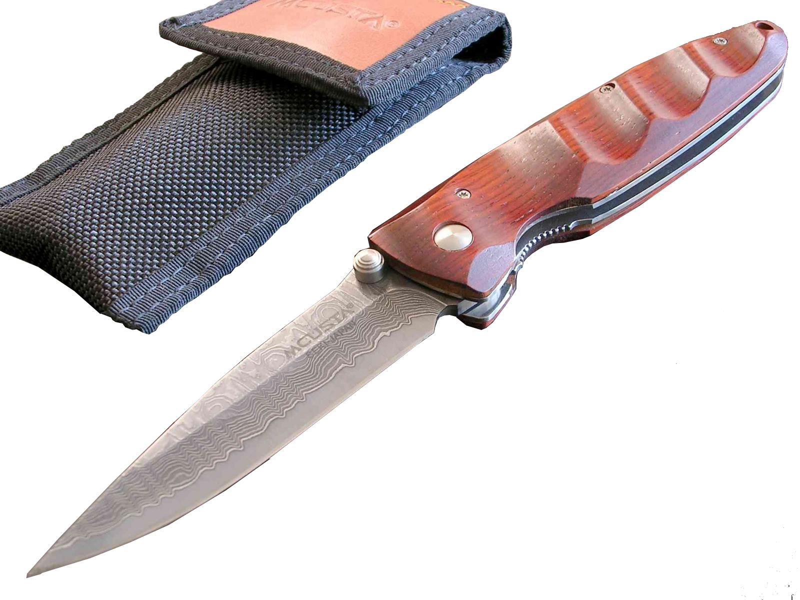 Нож Mcusta Basic Folder Cocobolo Damascus Blade сталь VG10 д - фото 1