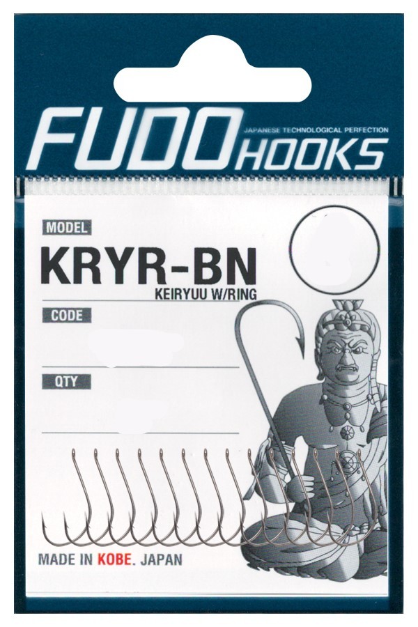 Крючки Fudo Keiryu W/ring KRYR-BN 6201 BN №6  - фото 1