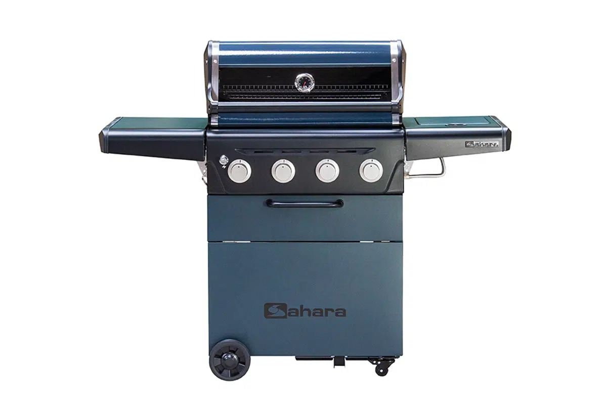 МП Газовый гриль Sahara X450 4 Burner BBQ Smokey Teal (5391535340187) - фото 1