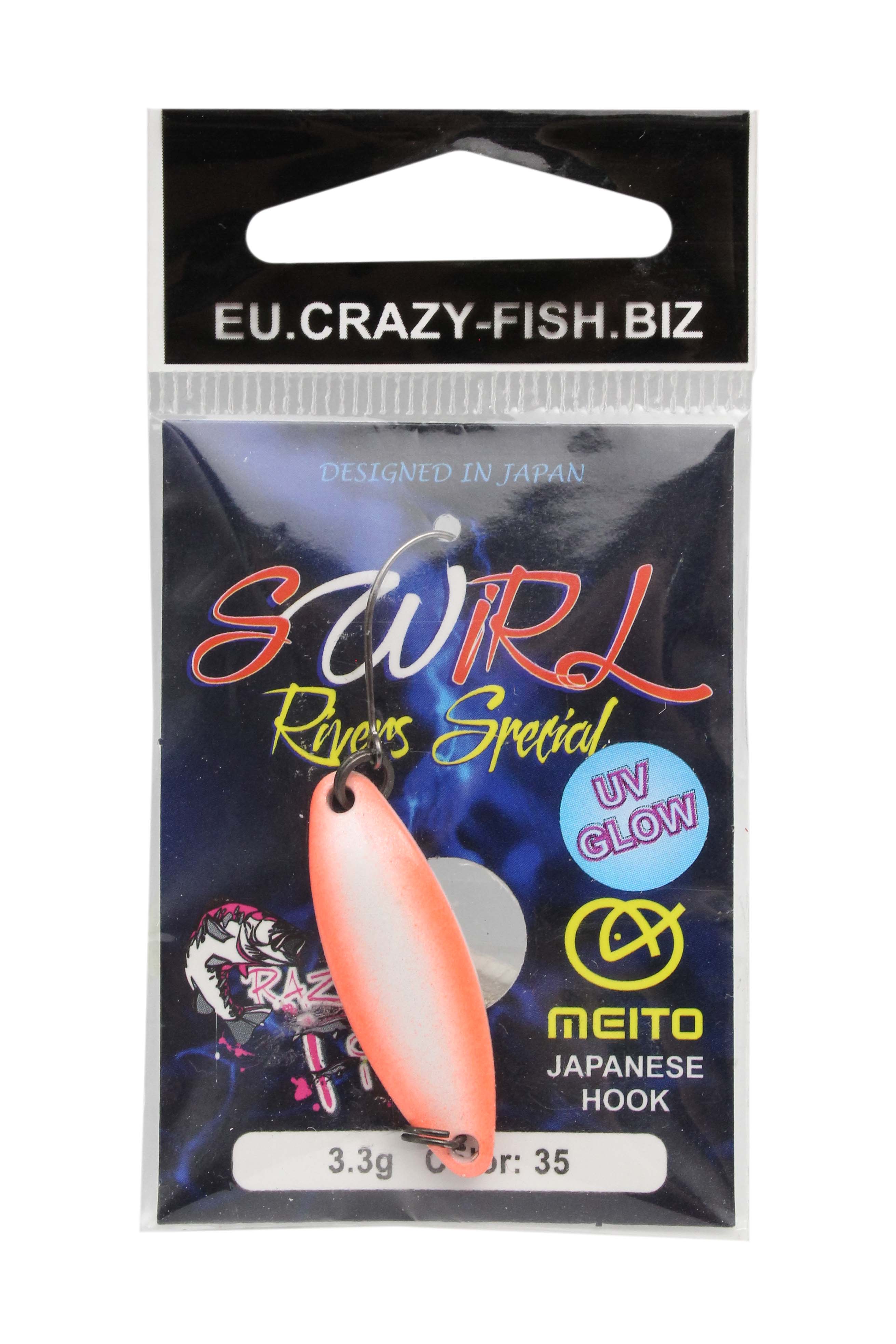 Блесна Crazy Fish Swirl №35 3.3гр - фото 1