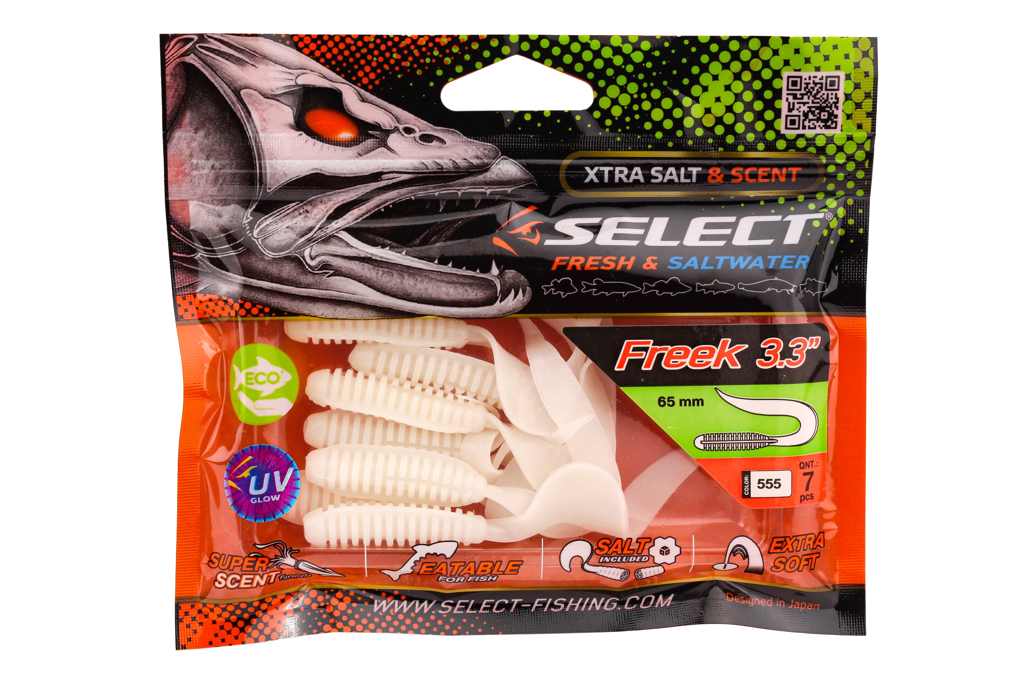 Приманка Select Freek 3.3" 555 уп 7шт - фото 1