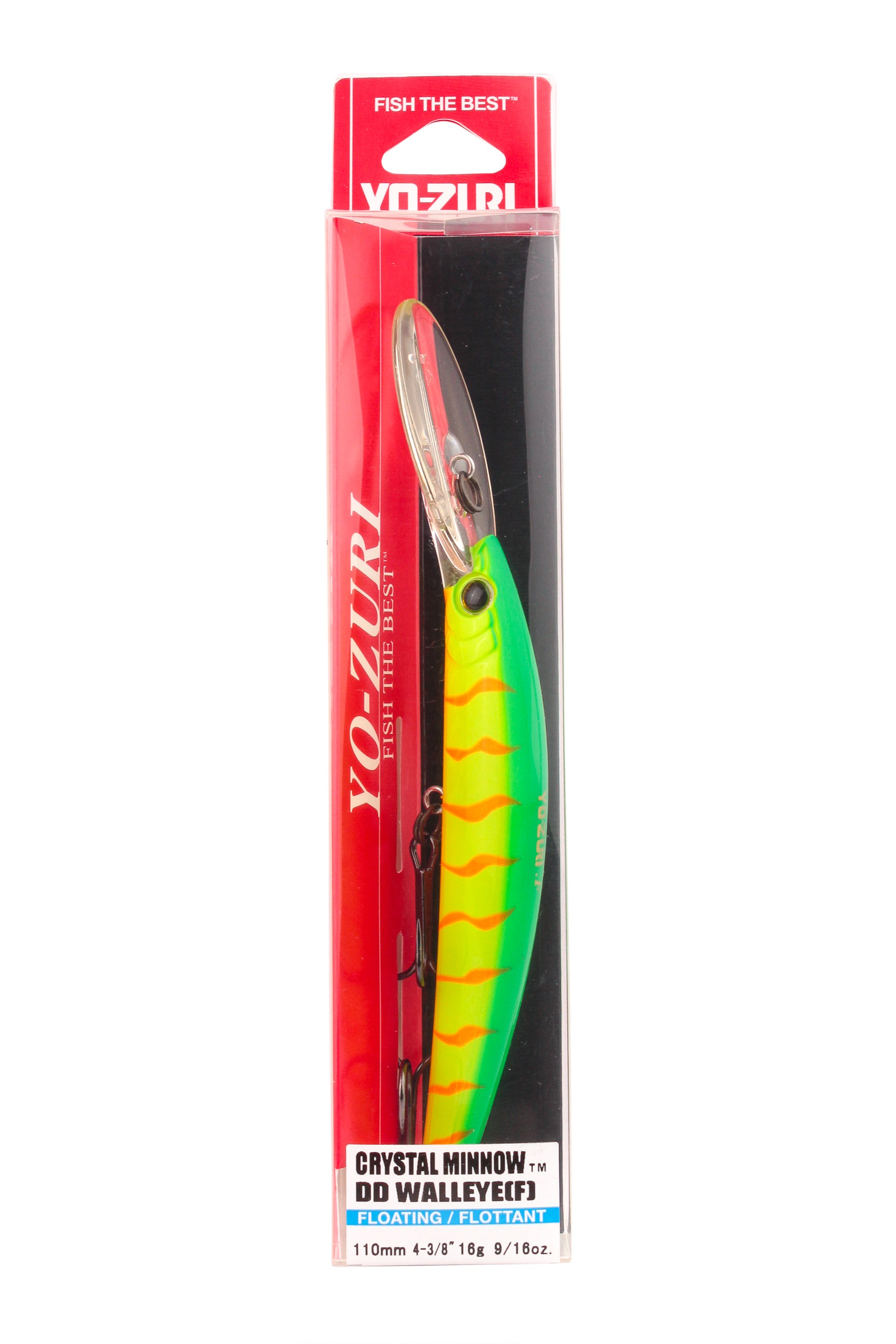 Воблер Yo-Zuri Crystal minnow deep diver walleye 110F R1206 HT - фото 1