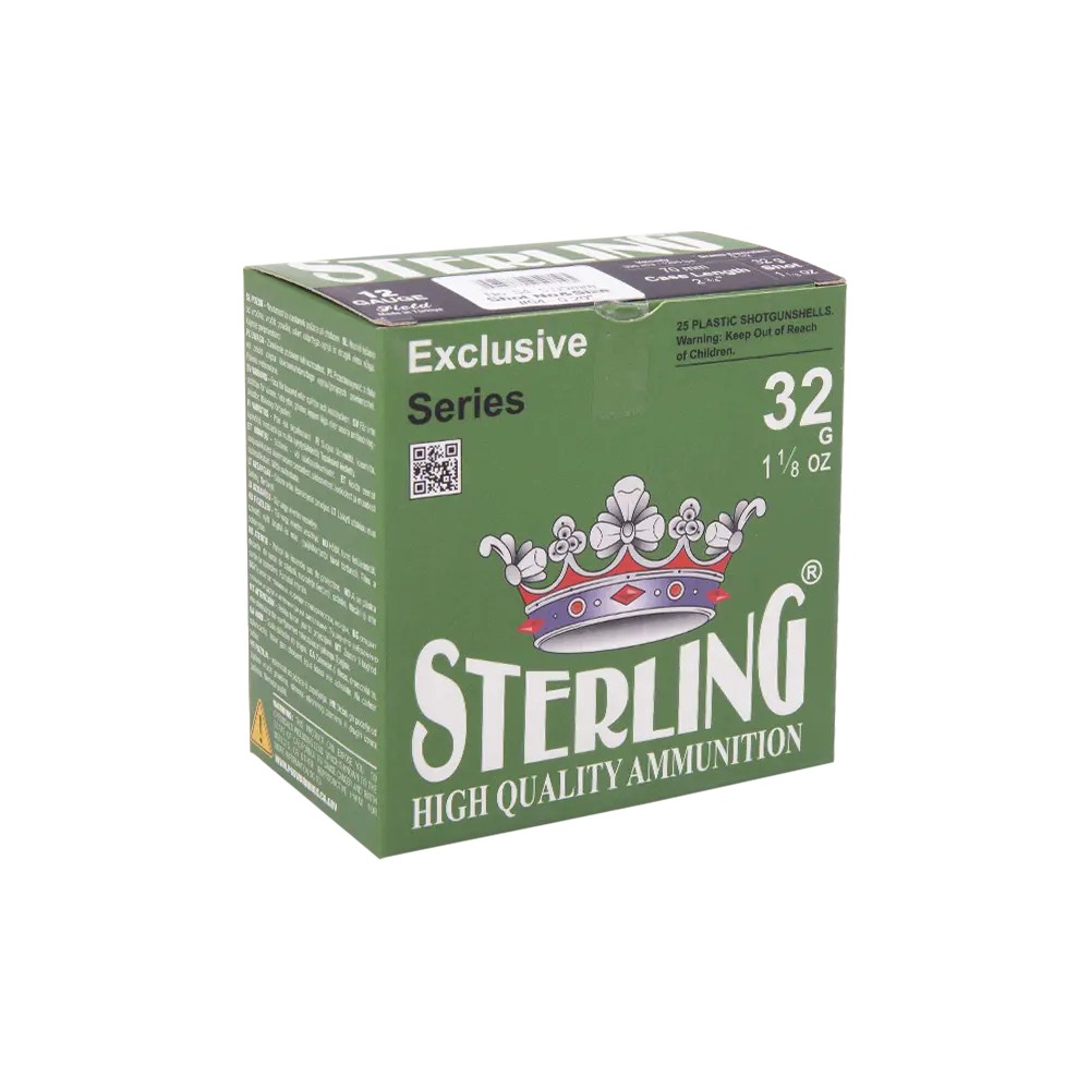 МП Патрон STERLING 12/70 № 04(0000) 32 гр. (пачка 25 шт.) - фото 1