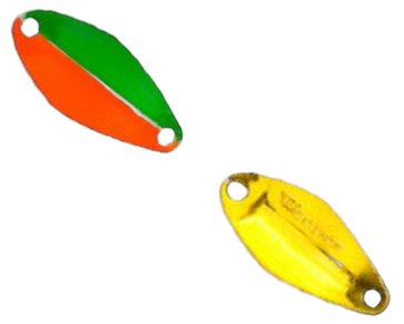 Блесна Nories Masukuroto Weeper 2,1гр цв.045 Orange-Grün / Gold - фото 1