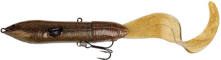 Приманка Savage Gear 3D Hard eel tail bait 17см 40г SS 03-motor oil - фото 1