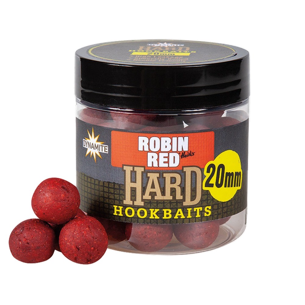 Бойлы Dynamite Baits Hard Hook Robin red 20мм - фото 1