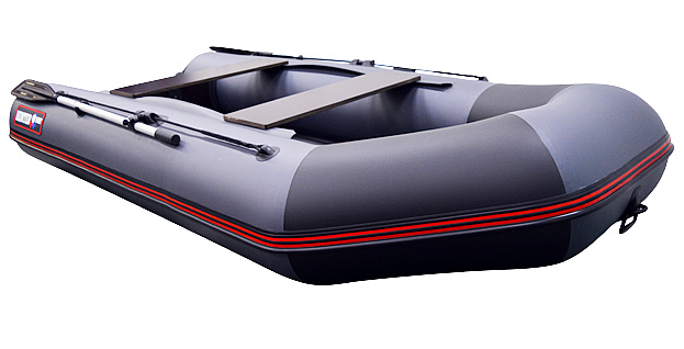 Лодка Хантер 320 ЛКА НДНД серо-черный - фото 1