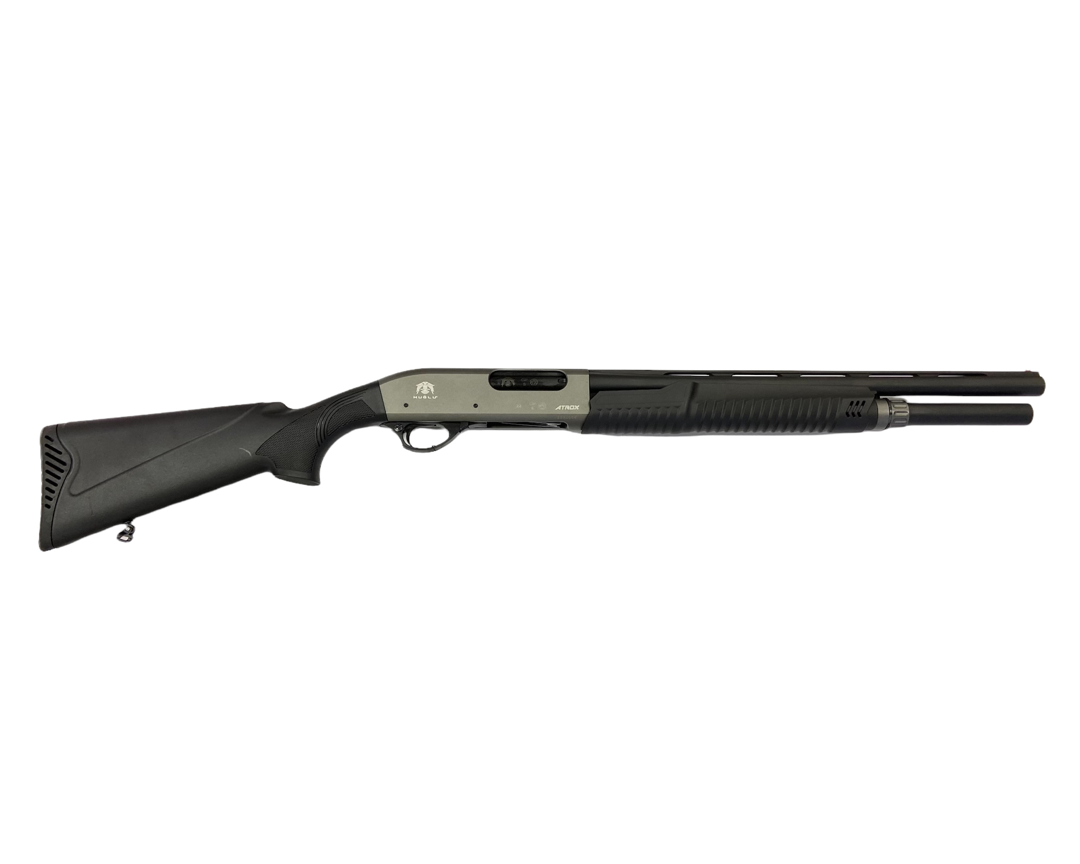 МП HUGLU ATROX STANDART GREY 1, 12х76, PUMP ACTION SHOTGUN * - фото 1