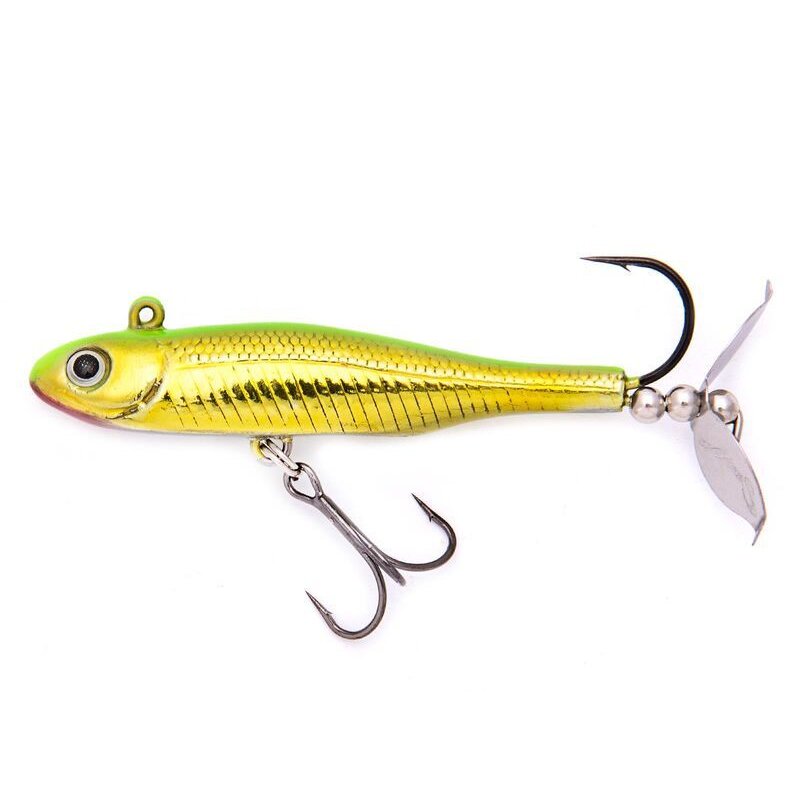 Воблер Nories Wrapping Minnow 10 гр Green Back Yellow Gold - фото 1