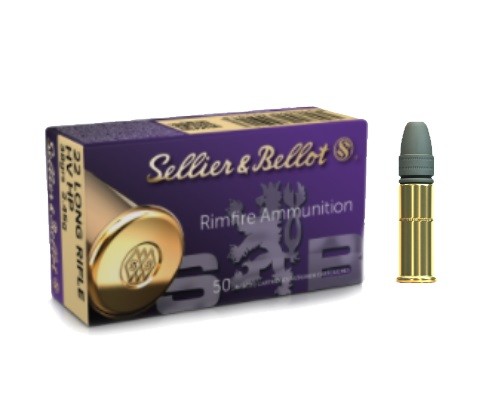 Патрон 22 LR Sellier&Bellot 2,45гр HV HP 1/50 - фото 1