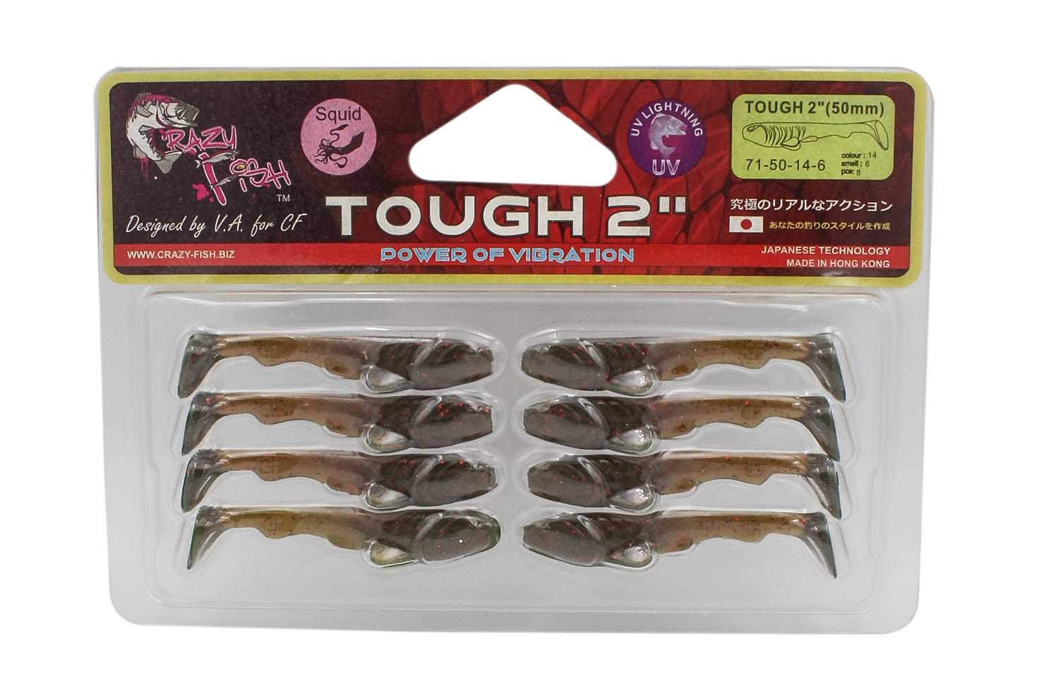 Приманка Crazy Fish Tough 2'' 71-50-14-6