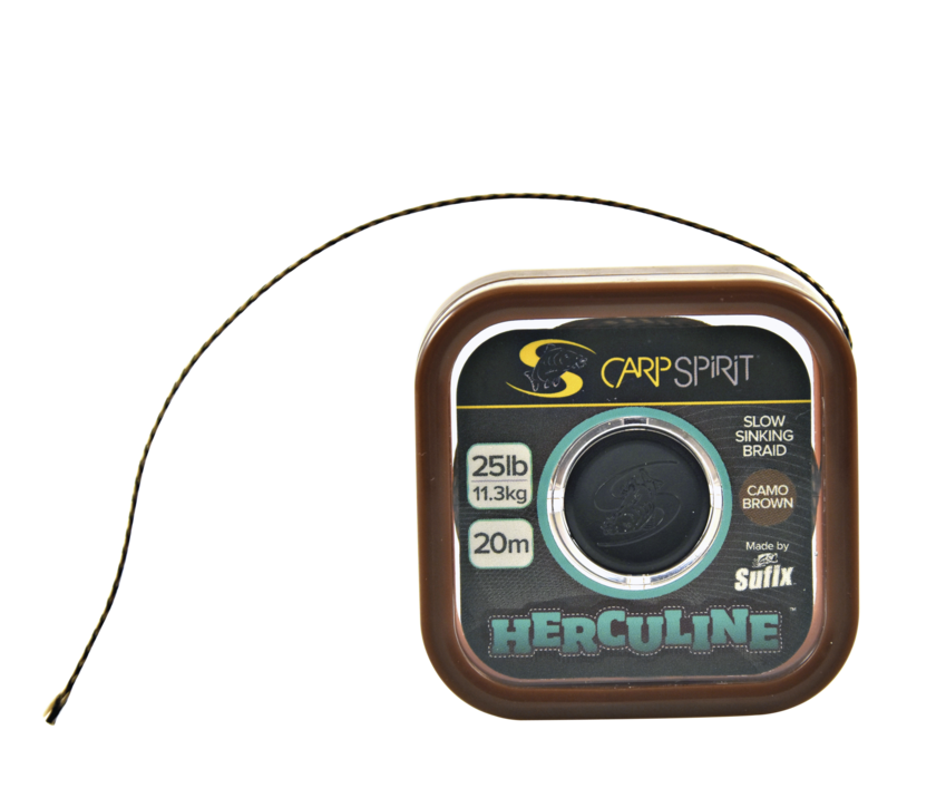 Поводковый материал Carp Spirit herculine braid 20м 25lb 11,4кг коричневый