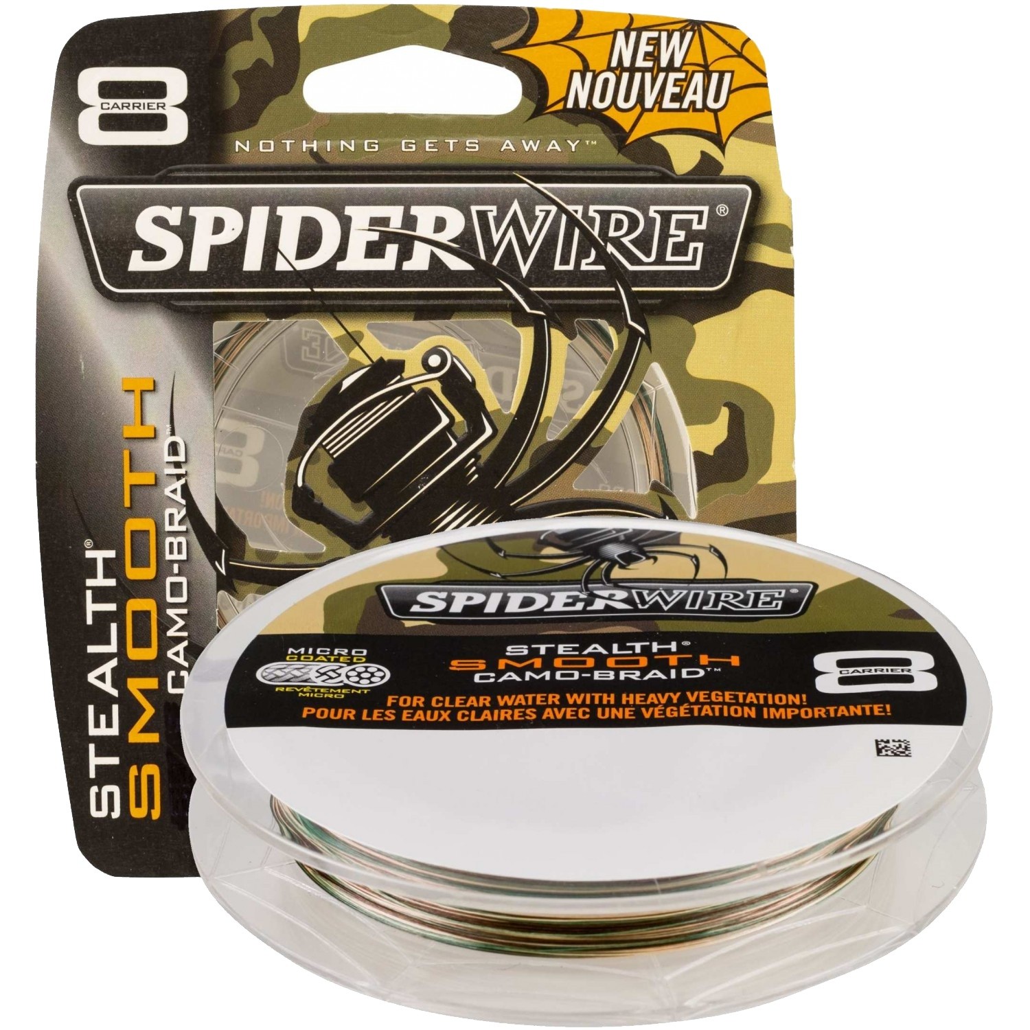 Шнур Spiderwire stealth smooth 8 camo 150м 0,17мм - фото 1