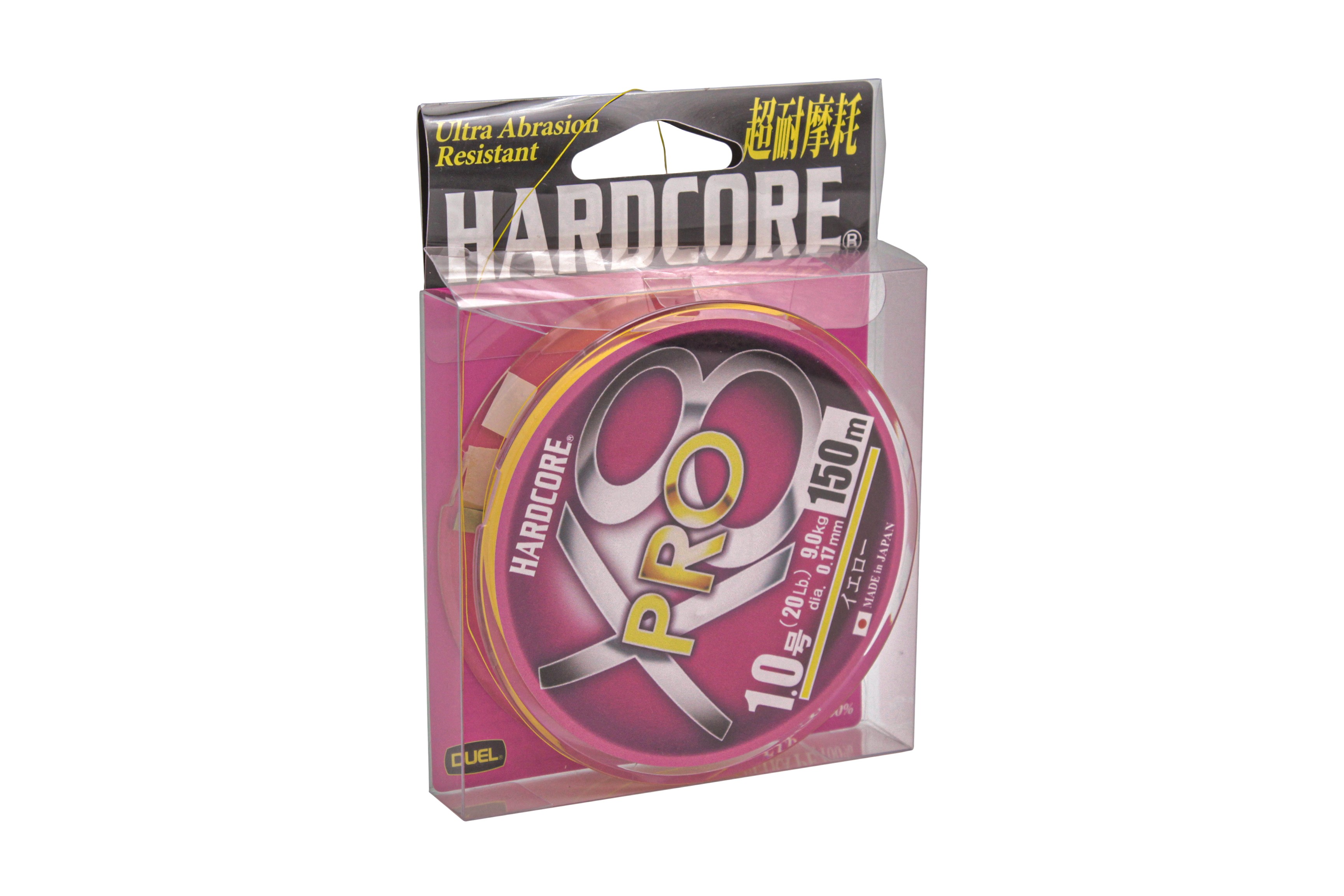Шнур Yo-Zuri PE Hardcore X8 Pro Duel 1.0/0.17мм 9.0кг 150м