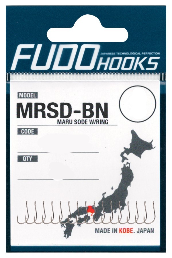 Крючки Fudo Maru Sode W/ring MRSD-BN 4401 BN №2  - фото 1