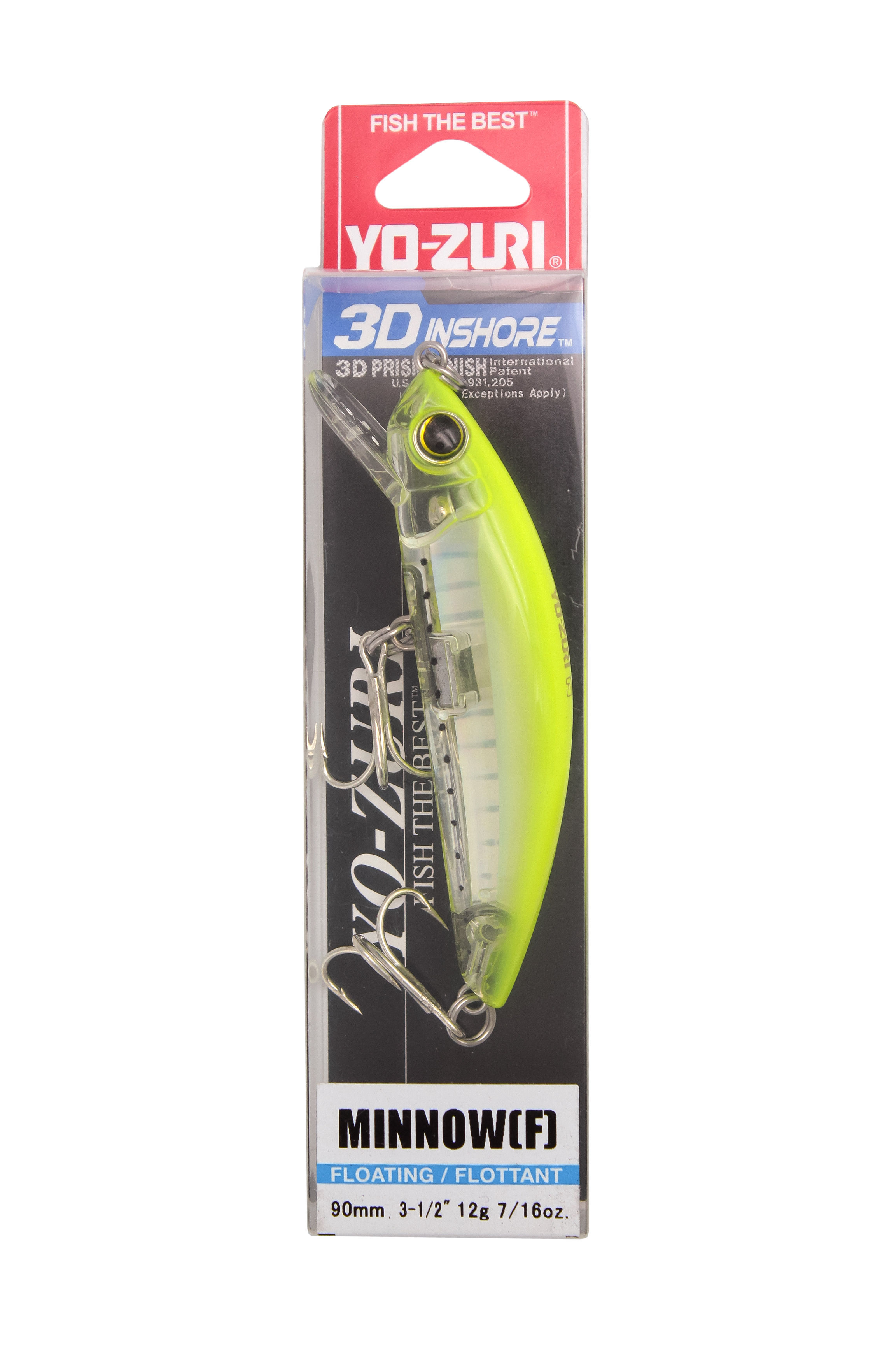 Воблер Yo-Zuri 3D Inshore minnow F 90мм R1212 GHCS - фото 1