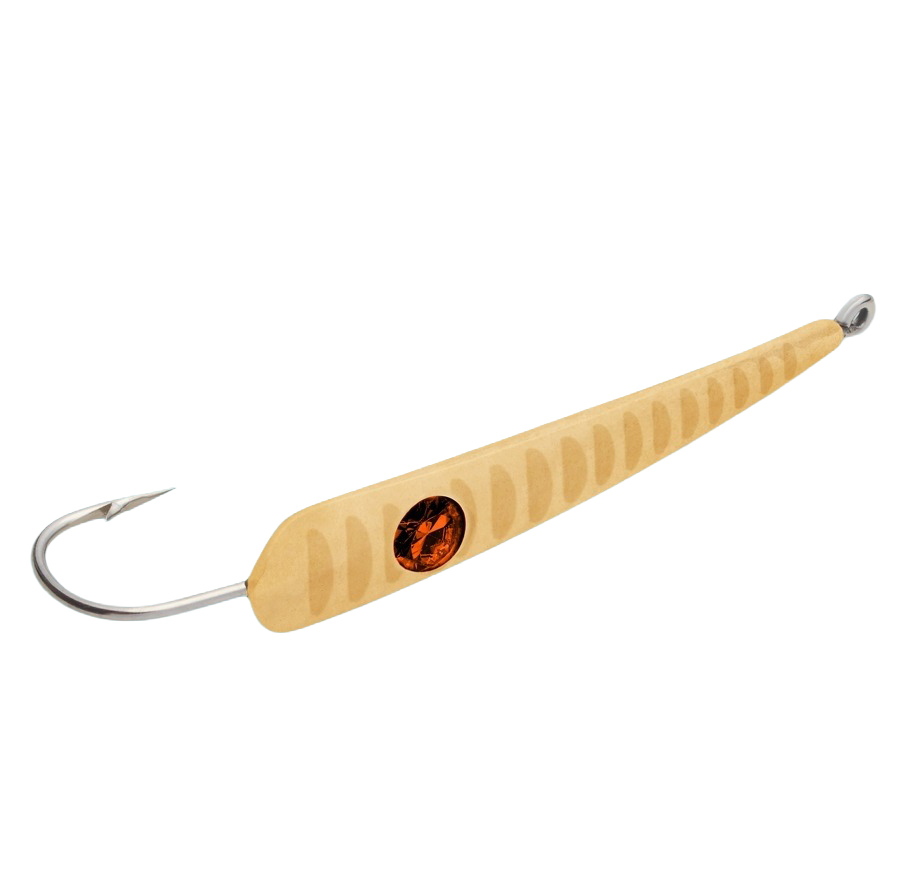 Блесна Sprut Ice Madeira 37мм 3,4гр Latun' - фото 1