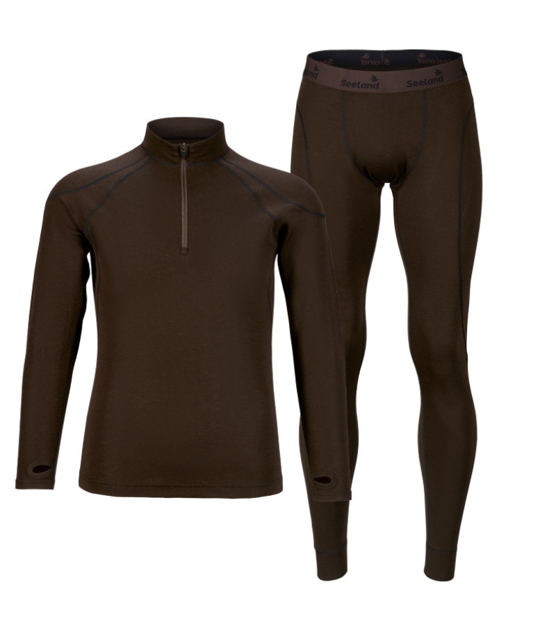 Термобелье Seeland Climate base layer clay brown - фото 1