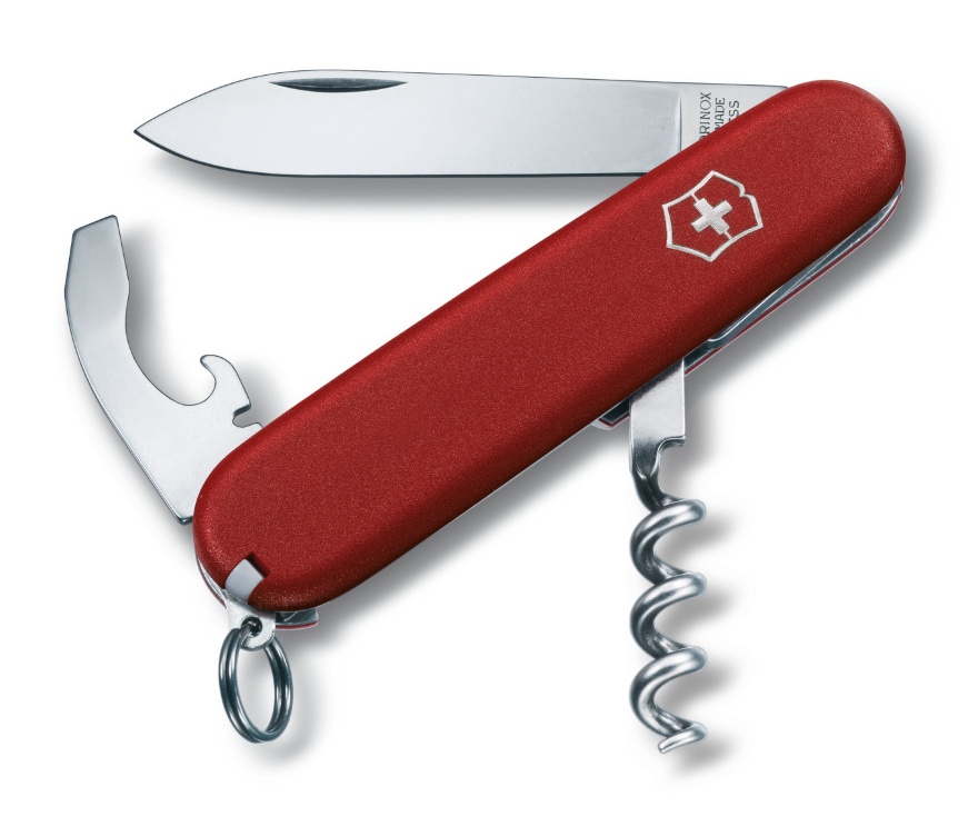 Нож Victorinox Ecoline Waiter матовый красный - фото 1