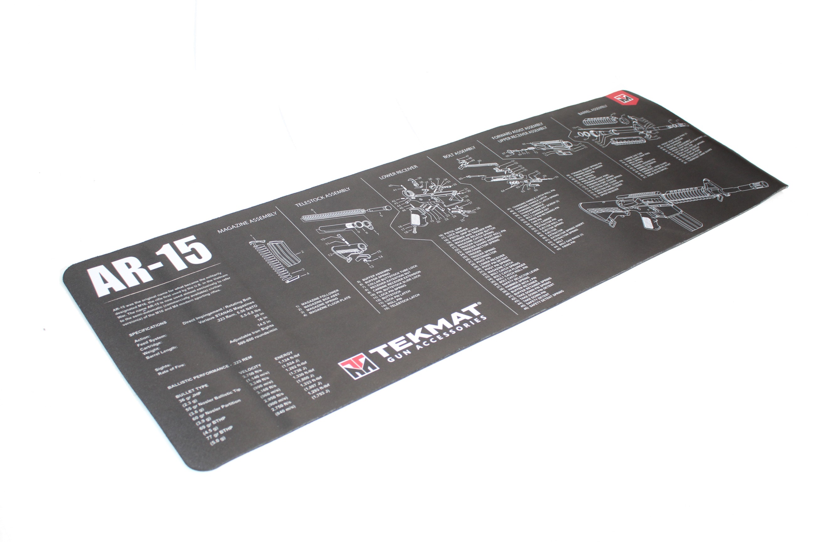 Мат для чистки оружия TekMat AR15