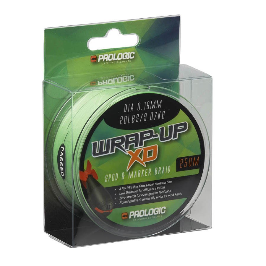 Шнур Prologic Wrap-Up AR Spod Marker Braid 0.16мм 9,07кг 20lbs 250м - фото 1