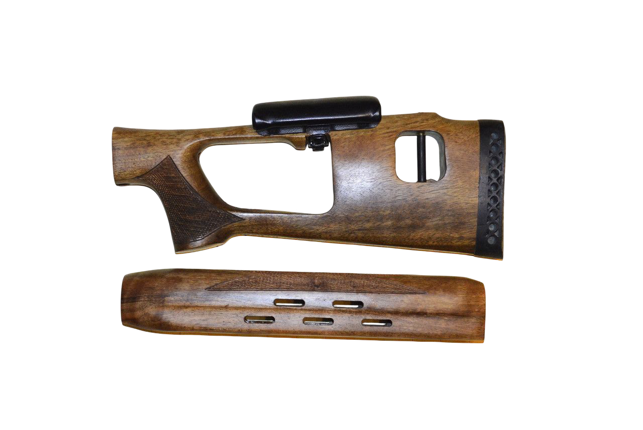 Приклад+цевье Левша МР-153 тип СВД орех (под заказ) - фото 1