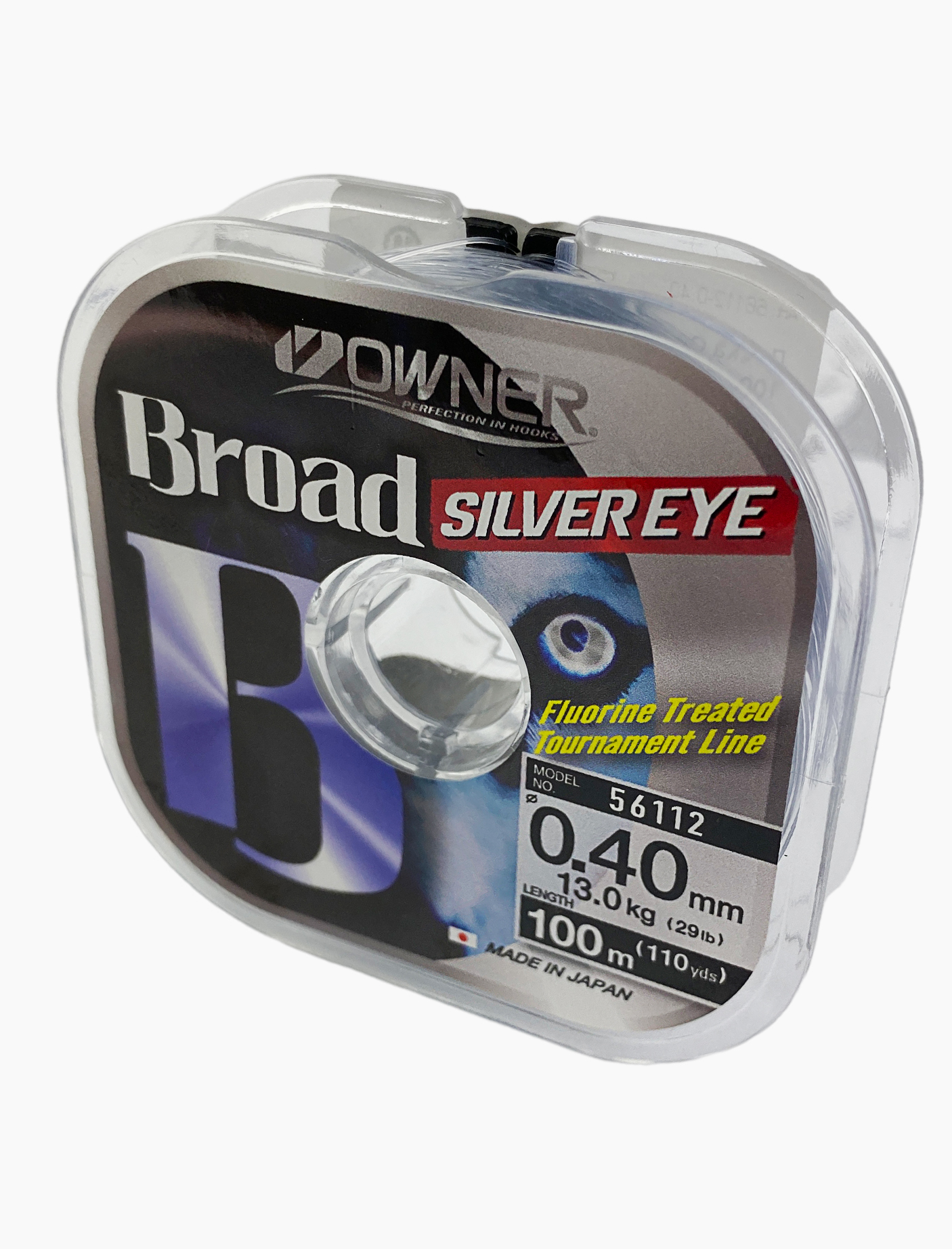 Леска Owner Broad silver eye 100м 0,40мм - фото 1