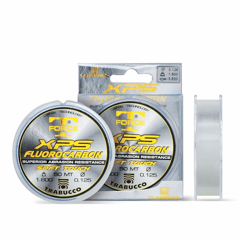 Леска Trabucco T-force fluorocarbon 50м 0,125мм - фото 1