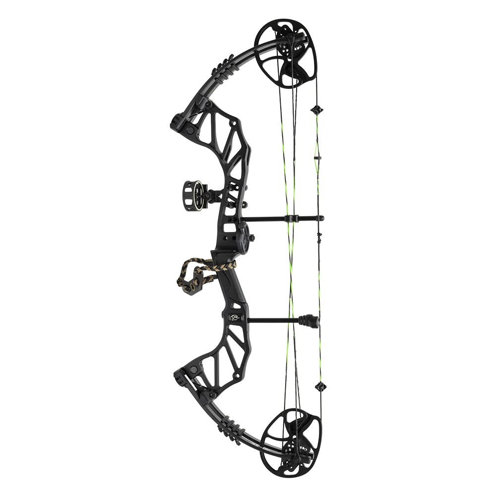 МП Лук Man Kung CBA5 Thorns, блоч., black, 30-60 lbs, прицел, пипсайт, полка, ре - фото 1