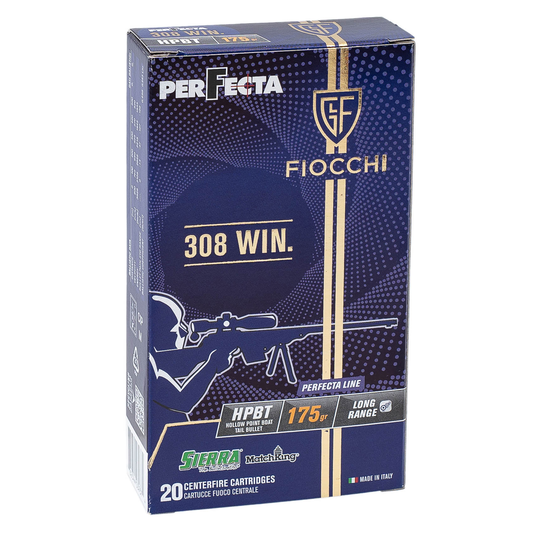 МП .308 Win Fiocchi 11,34г (175gr) SMK (Sierra Match King) -* - фото 1