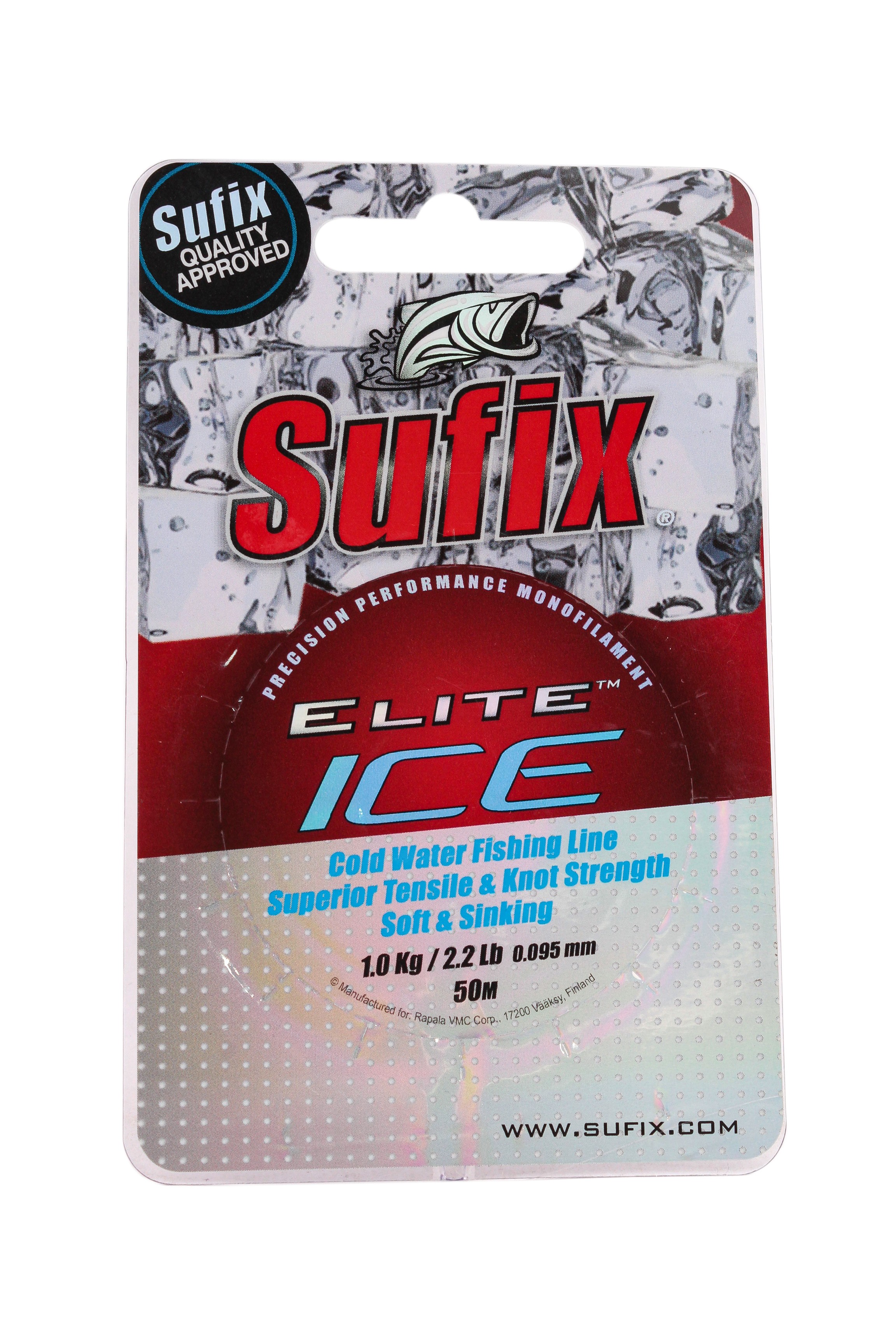 Леска Sufix Elite Ice 50m 0.095мм - фото 1