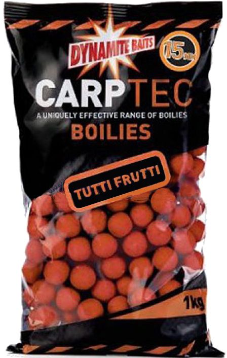 Бойлы Dynamite Baits Hardened carp tec tutti fruty 15мм 1кг - фото 1