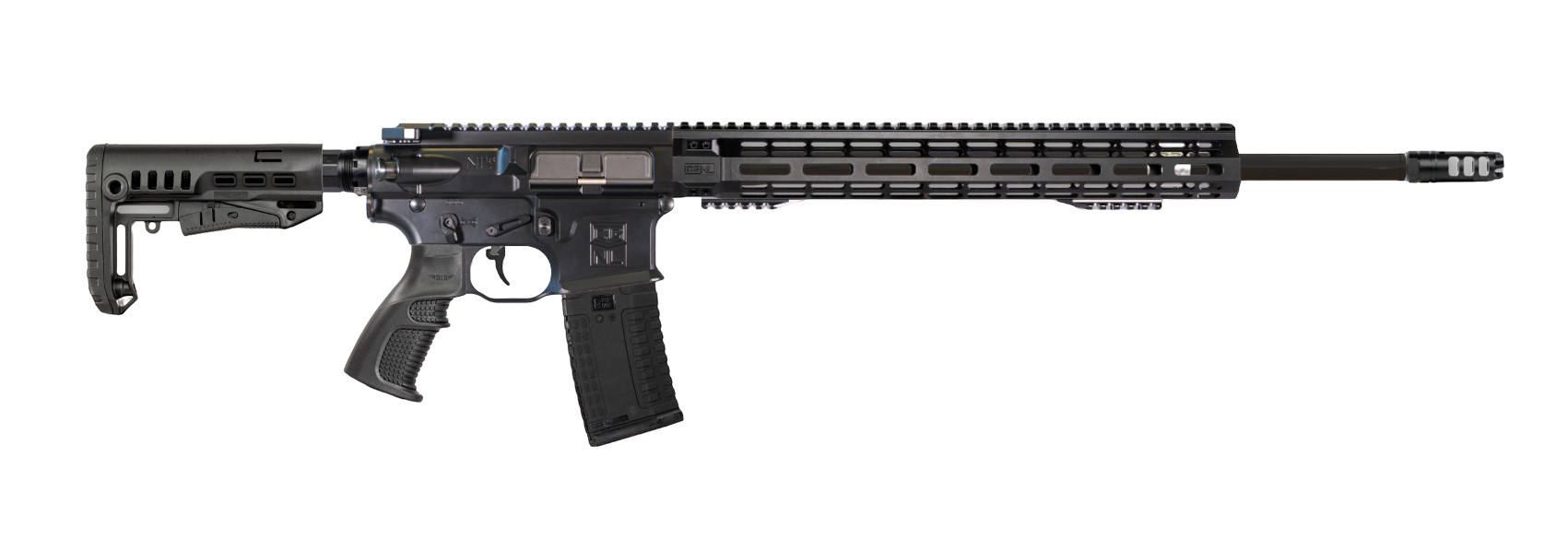 Карабин Adar 223 Rem NL15T Carbon 20 Rifle 1/2-28 AR15/STANAG Tactic V3 - фото 1