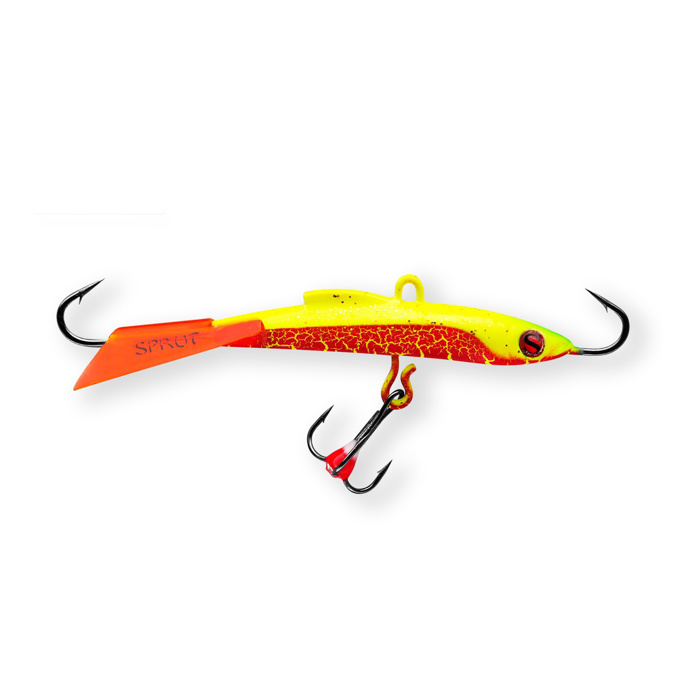 Балансир Sprut Usuri №7 17гр 70мм RL + доп тройник с фосфорной каплей - фото 1