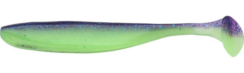 МП Приманка Keitech виброхвост Easy Shiner 8" PAL 06 Violet Lime Belly - фото 1