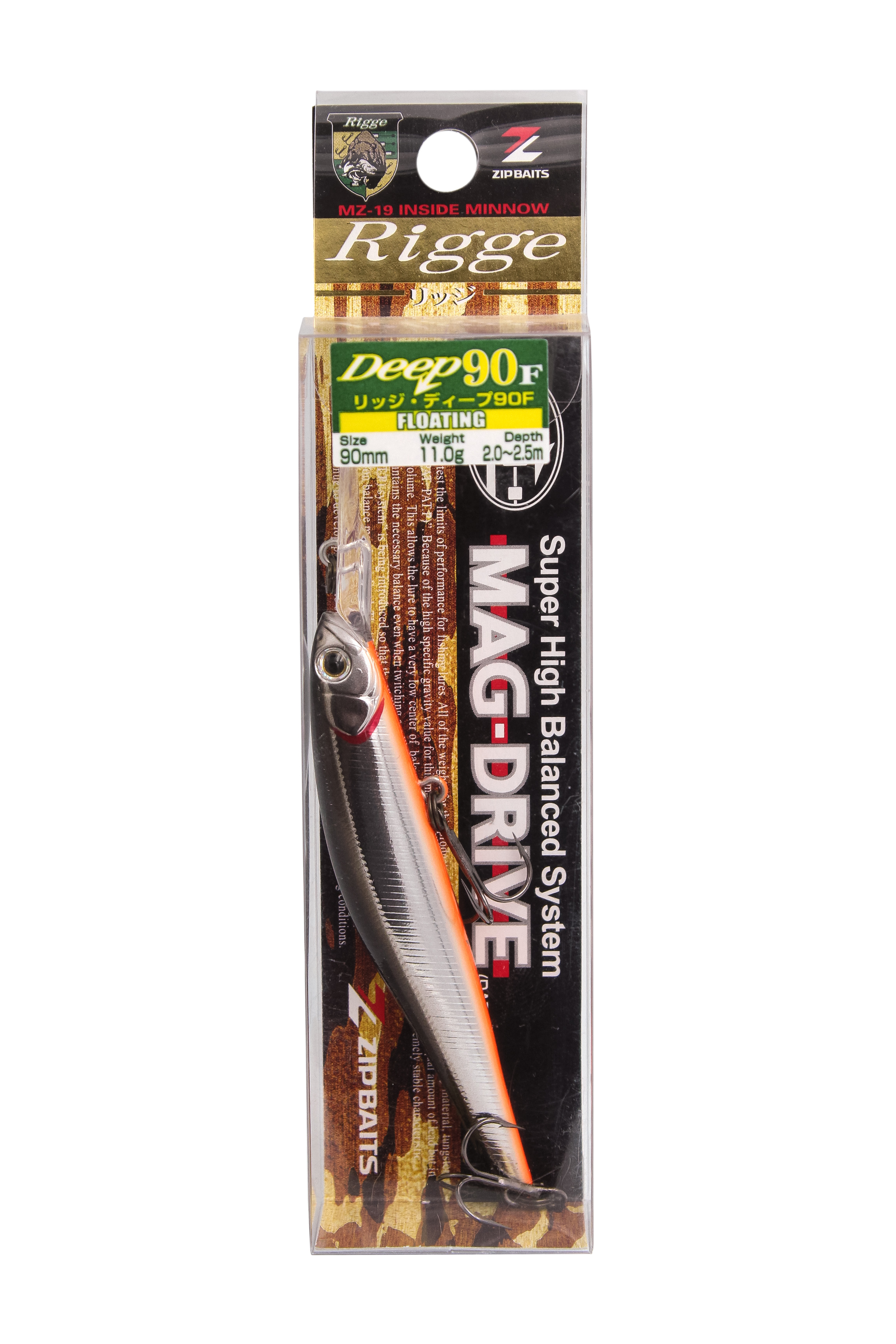 Воблер Zipbaits Rigge Deep 90F 840M - фото 1