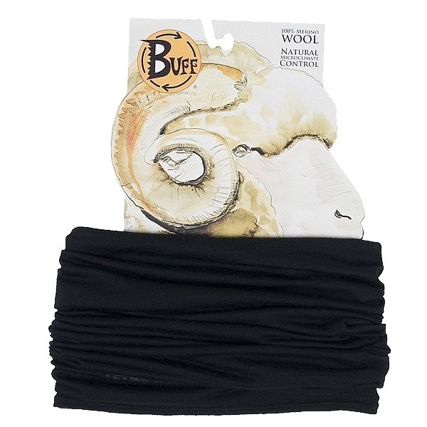 Бандана Buff Merino wool buff solid black - фото 1