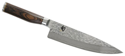 Нож Kitchen Knives Santoku Hammered поварской сталь VG10 дам - фото 1