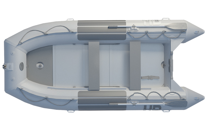 Лодка Badger Heavy Duty 430 серый - фото 1