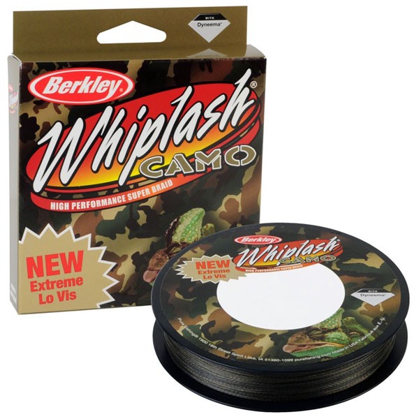 Шнур Berkley Whiplash camo 270м 0,24мм - фото 1