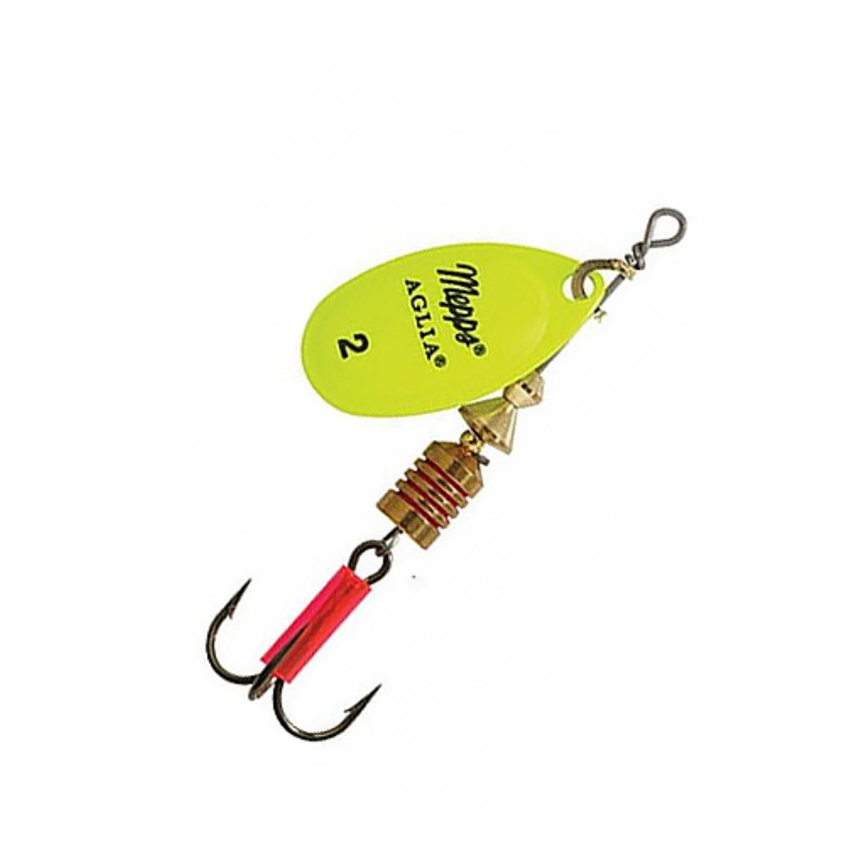 МП Блесна вращ. MEPPS Aglia Fluo №3 Chartreuse 6,5 гр блистер (CPFJ00433BL) MEPP - фото 1