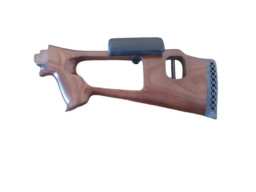 Приклад Левша Сайга-12 тип СВД подушка фанера - фото 1